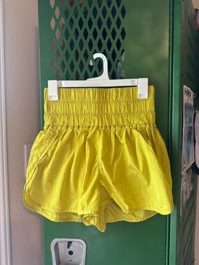 FP Movement by Free People Yellow Athletic Shorts